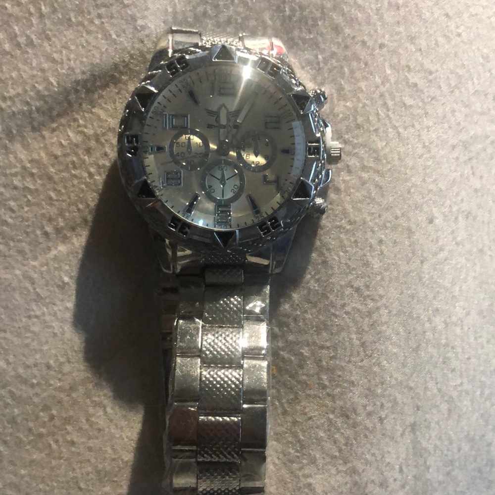 Silver Men's Watch